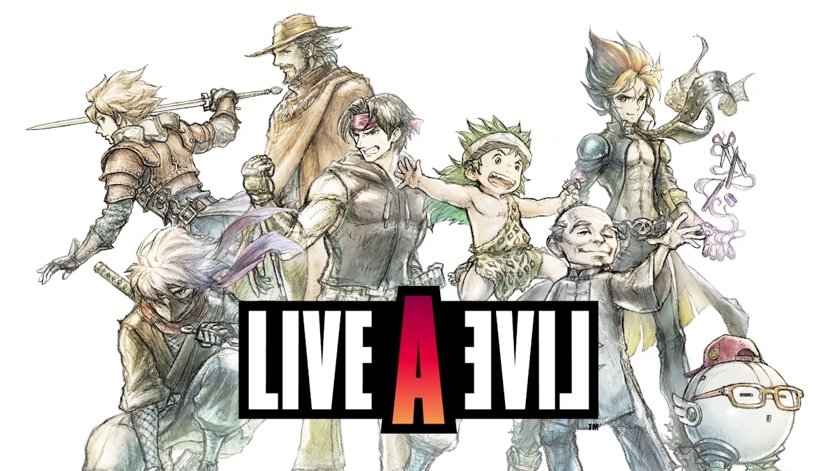 live a live logo and key art