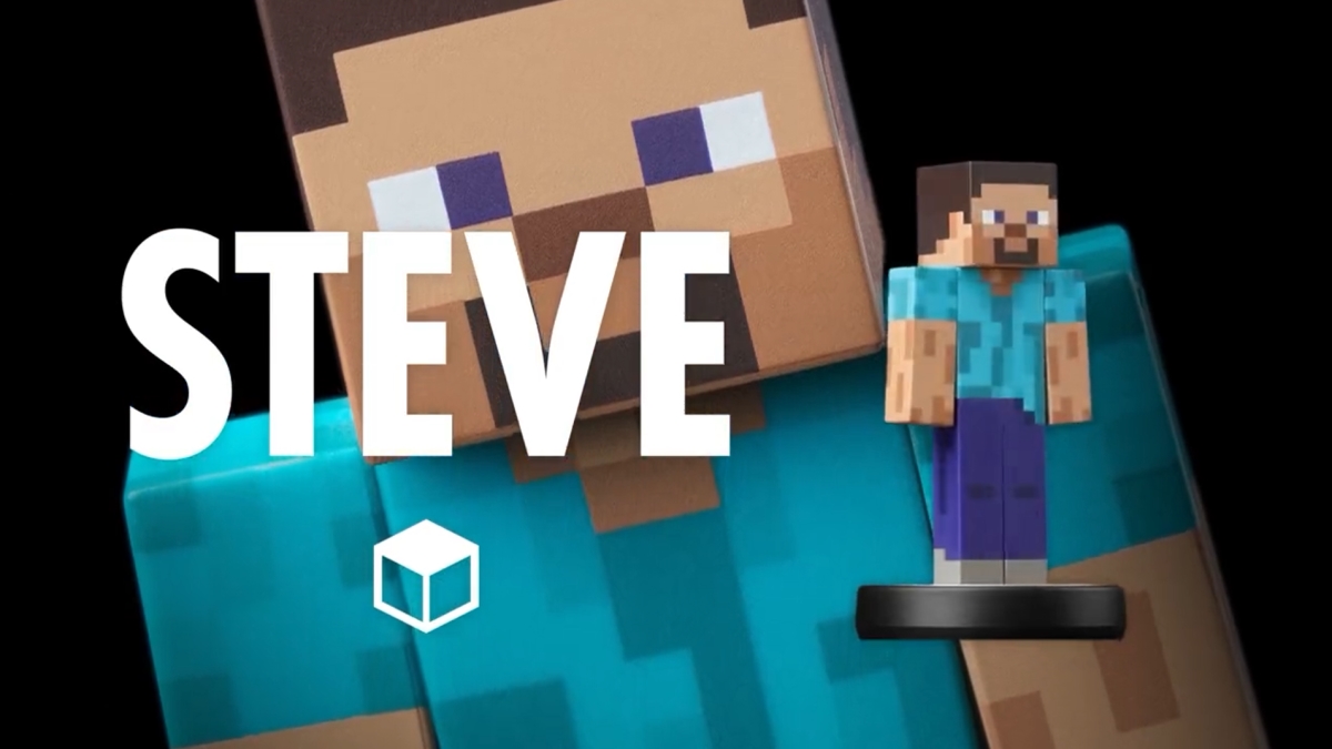 minecraft steve amiibo