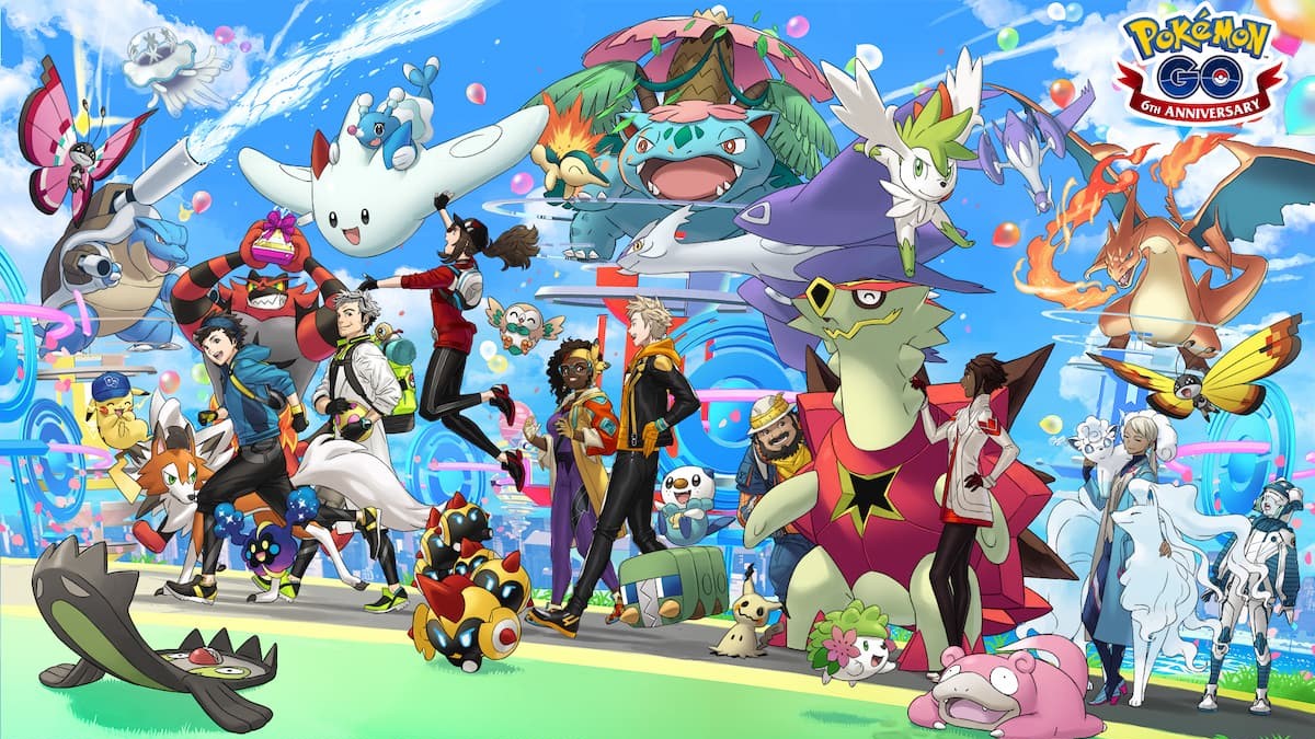 Pokemon GO Sixth Anniversary