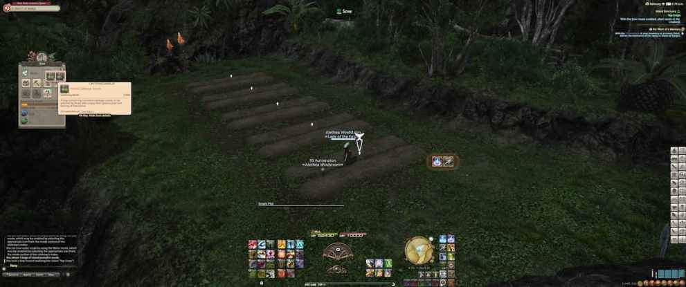 planting crops in ffxiv island sanctuary