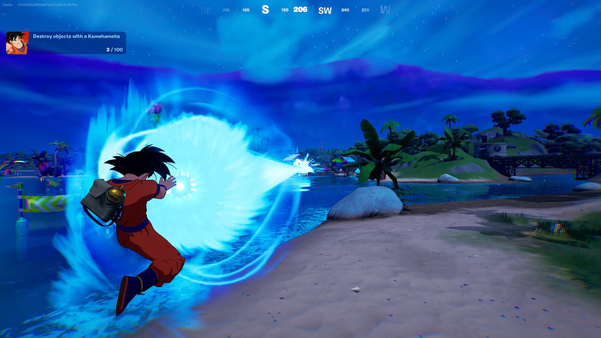 How to Kamehameha in Fortnite