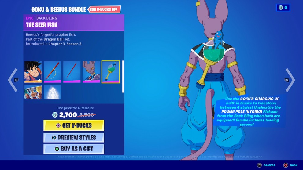 The Seer Fish Back Bling 