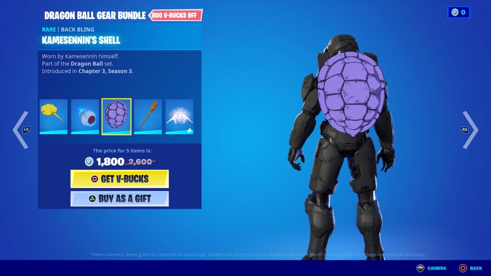 Kamesennin's Shell Back Bling