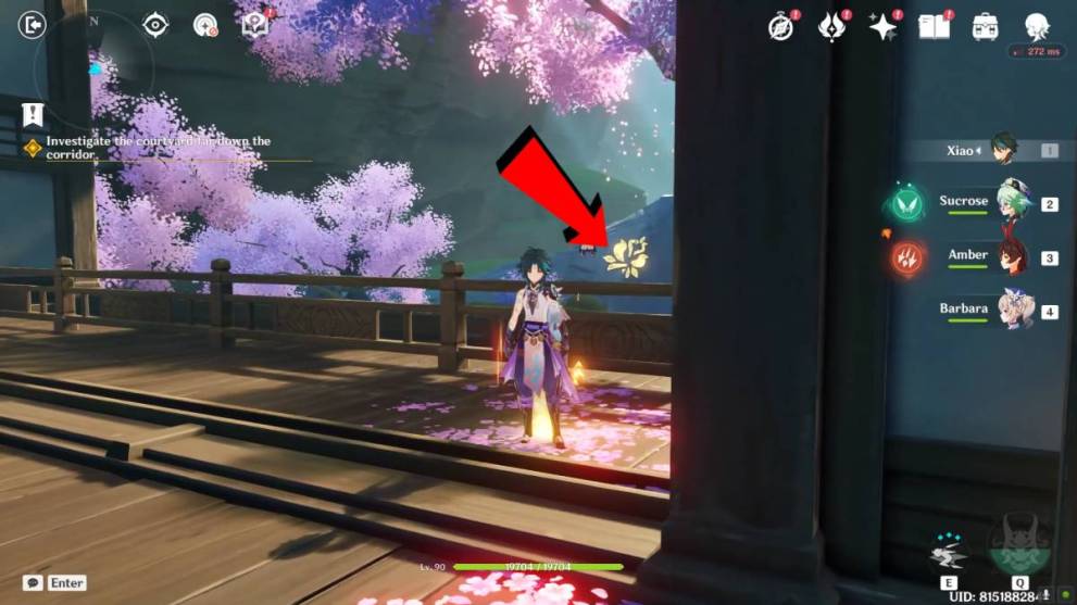 Genshin Impact – Investigate The Courtyard Far Down The Corridor Puzzle Guide