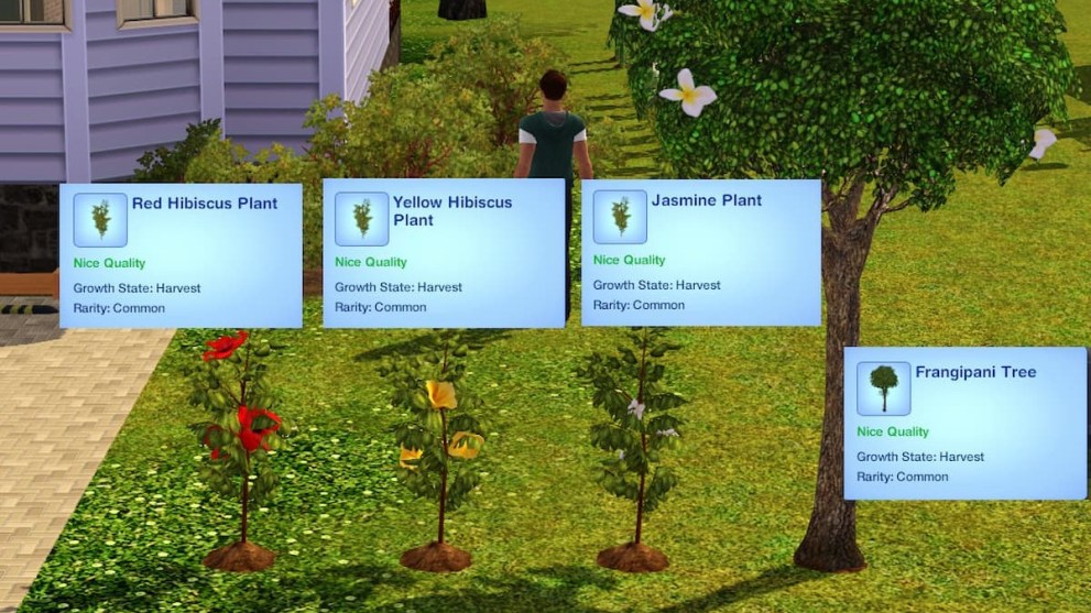 Harvestable Flowers Mod