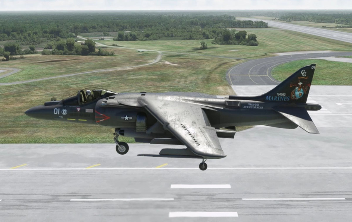 Microsoft Flight Simulator Harrier