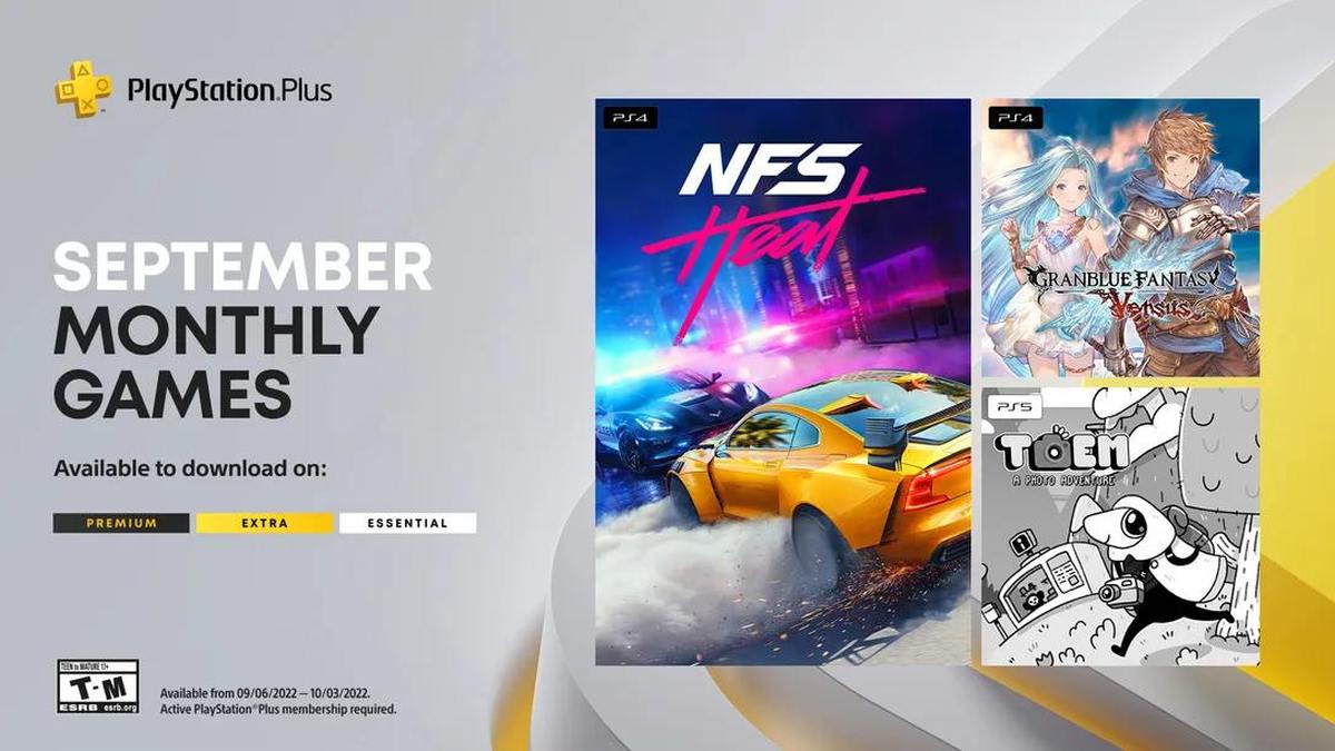 PlayStation PLus September 2022 Lineuo