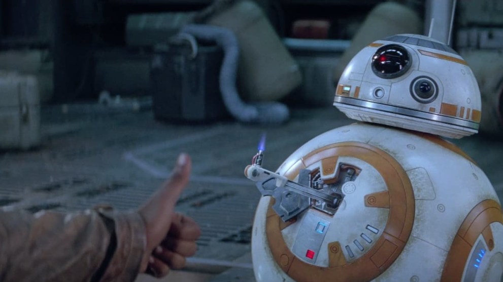 BB-8 in Star Wars: The Force Awakens