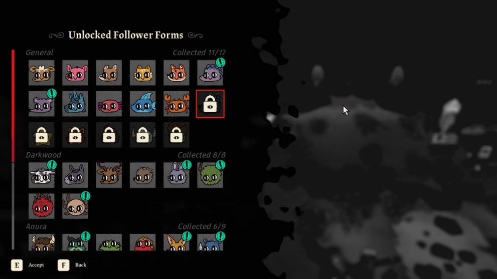 Unlocked Follower Forms