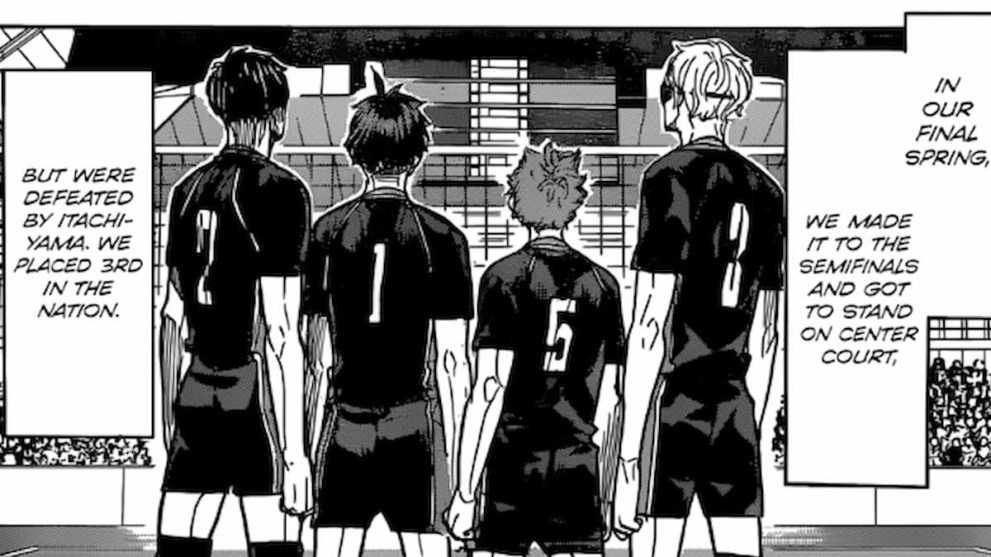 Haikyuu! Third years go to Nationals.