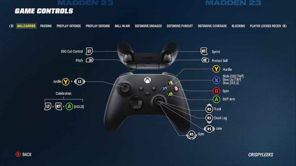 madden 23 controls