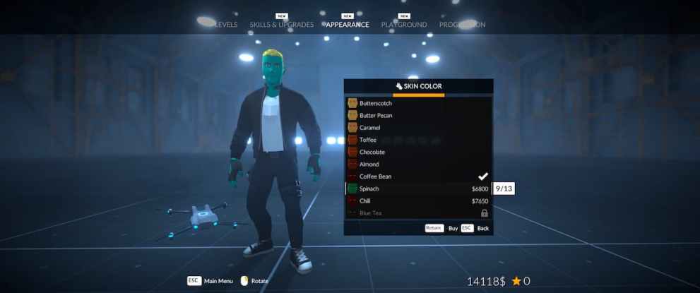 customization in midnight fight express