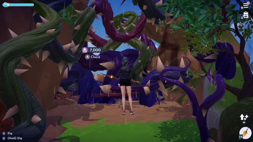 Eliminating Night Thorns in Disney Dreamlight Valley