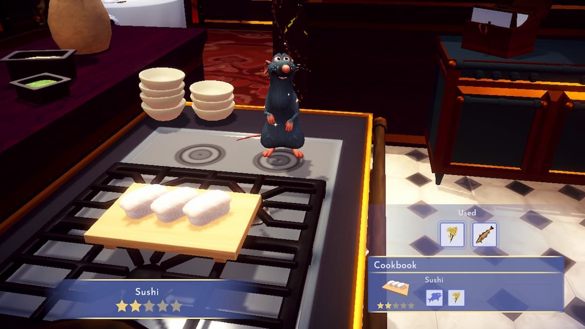 How to make Sushi in Disney Dreamlight Valley