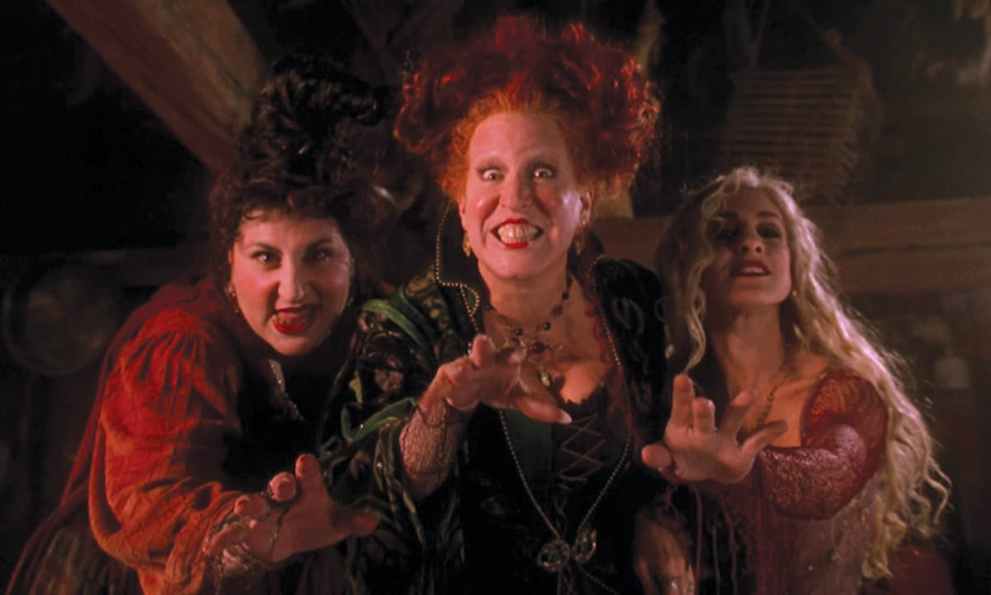 Hocus Pocus witches - Bette Middler, Sarah Jessica Parker, Kathy Najimy