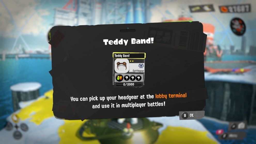 Splatoon 3 Teddy Band