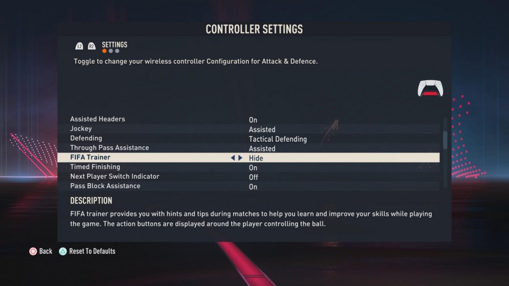 FIFA 23 Trainer Settings