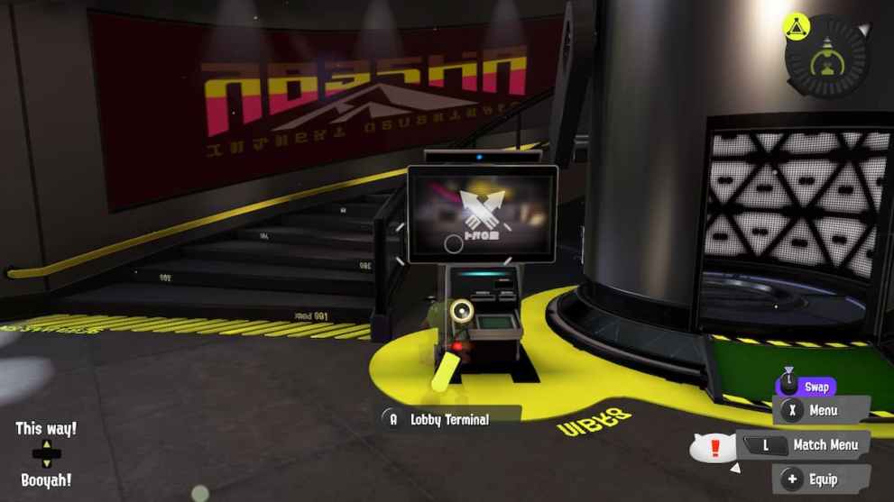 multiplayer lobby in splatoon 3