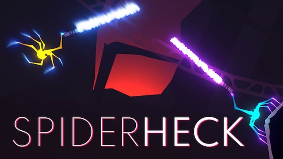 Spider with laser swords indie game