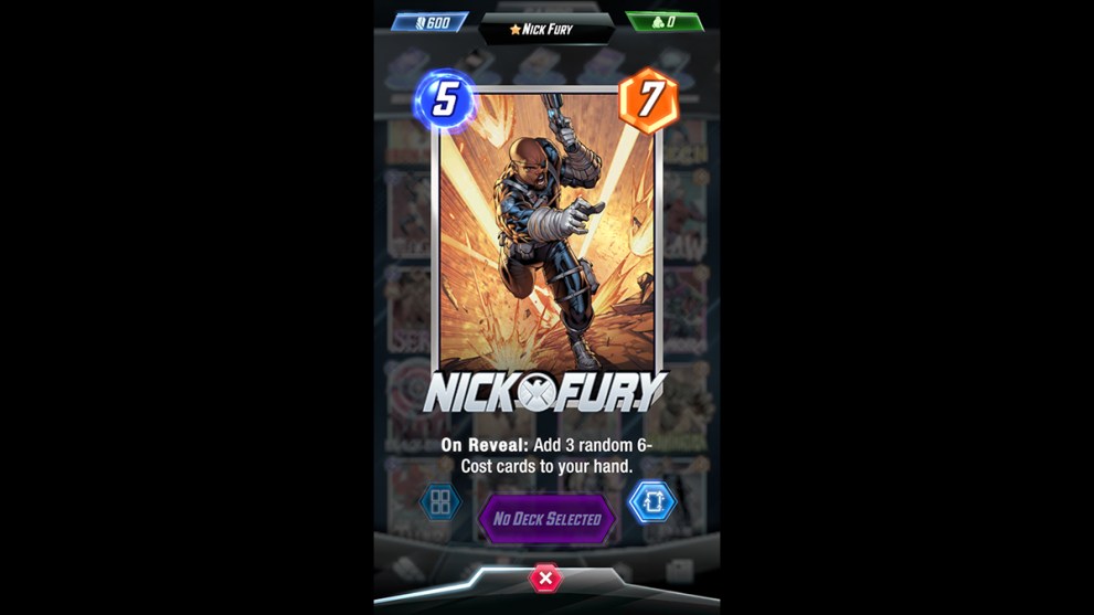 marvel snap nick fury