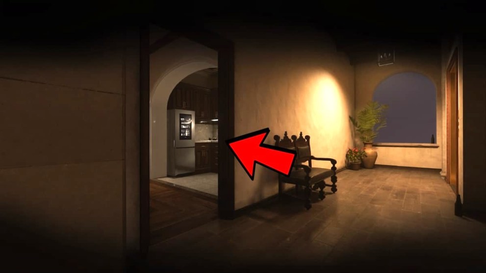 Door to Diego's room in MW2