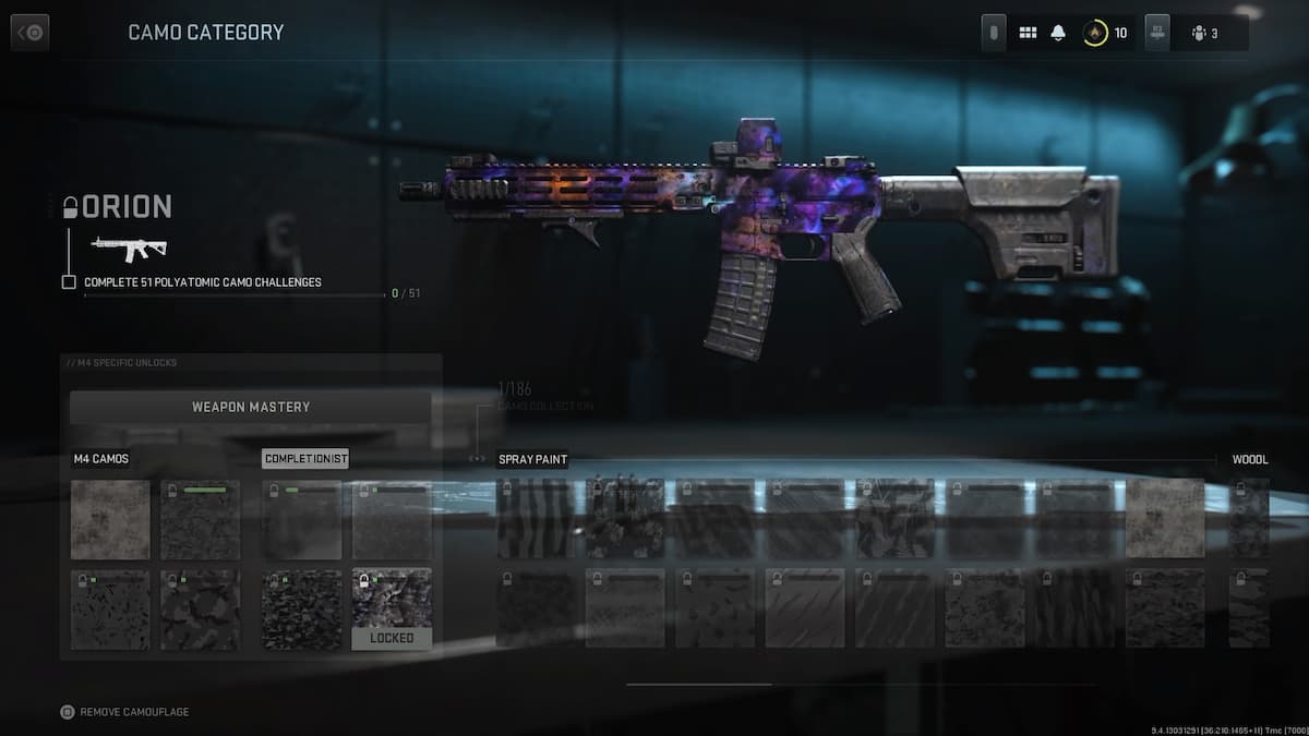 Orion Mastery Camo