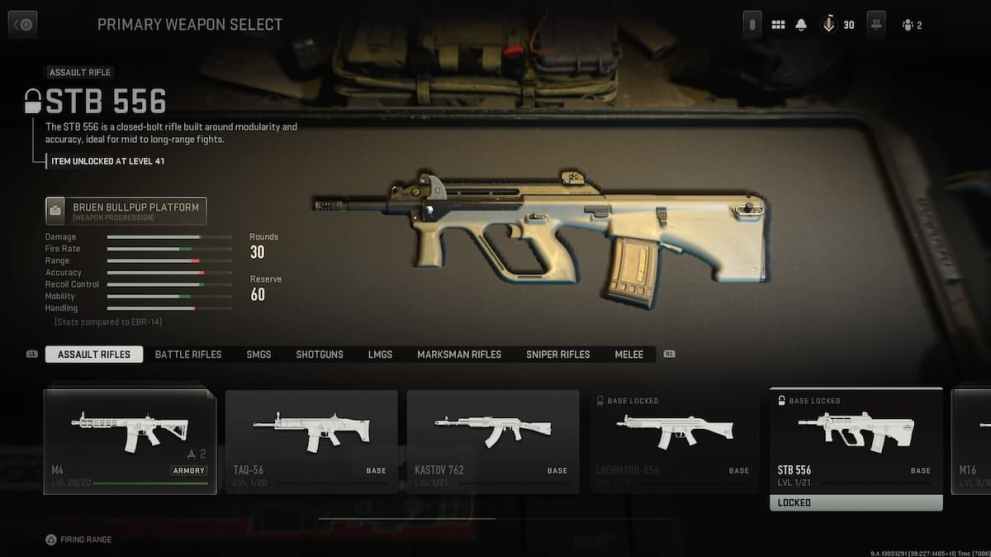 STB 556 Assault Rifle in Modern Warfare 2