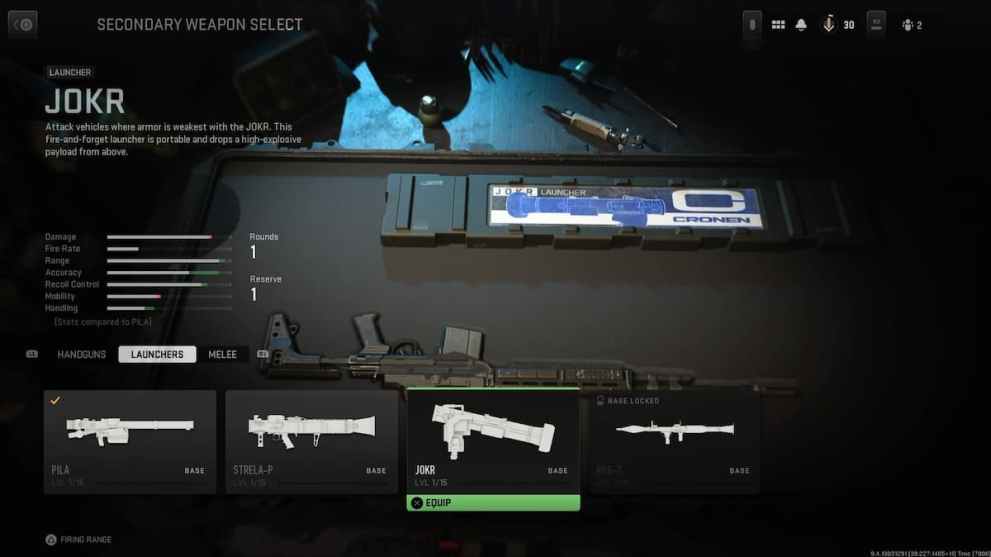 JOKR Launcher in Modern Warfare 2