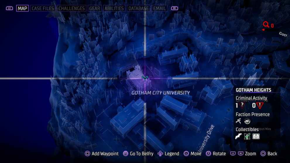 Gotham Knights Batarang Locations 5 - Gotham City university