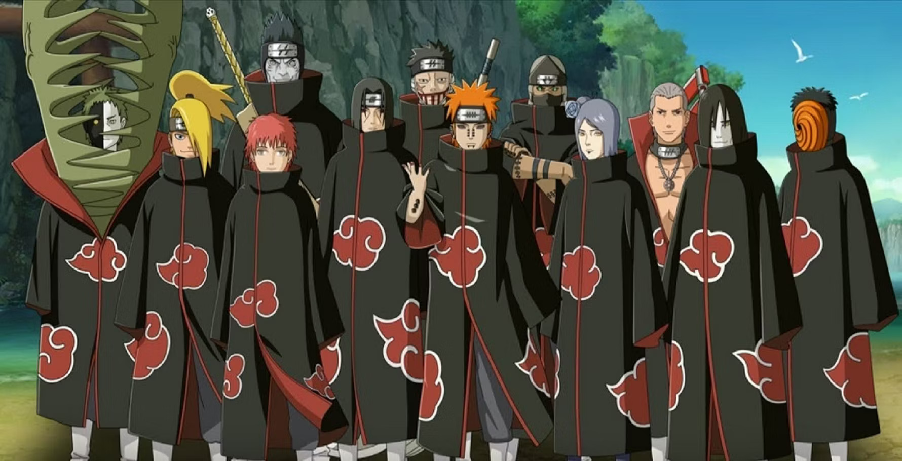 The Akatsuki from Naruto