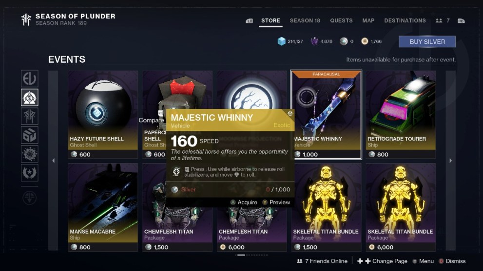 Destiny 2 Eververse Store