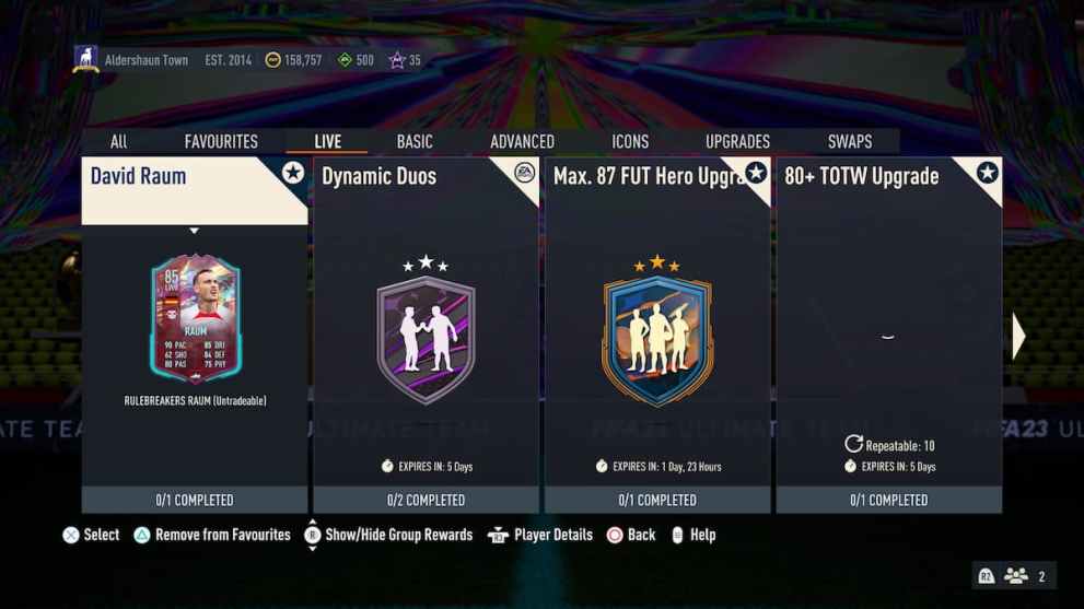 FIFA 23 David Raum Rulebreakers SBC