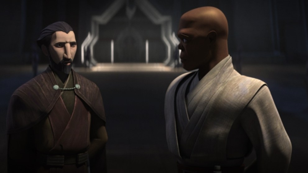 How old is Mace Windu in Tales of the Jedi?