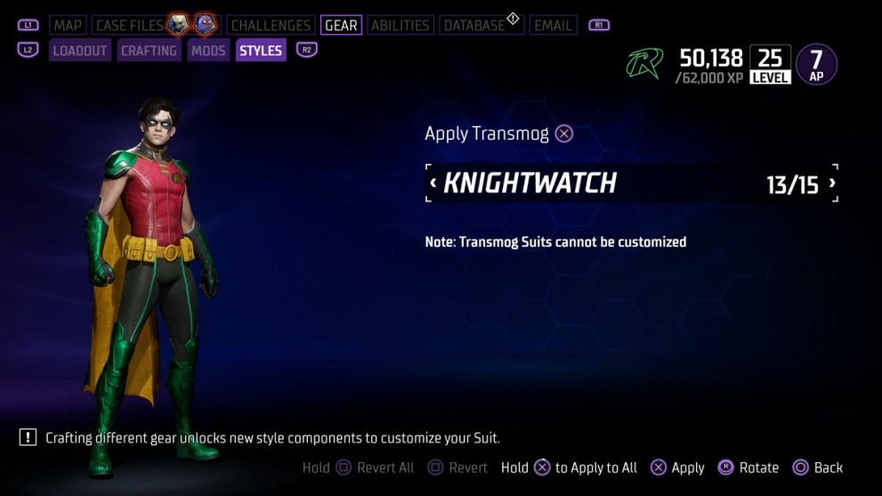 Robin Gotham Knights Knightwatch