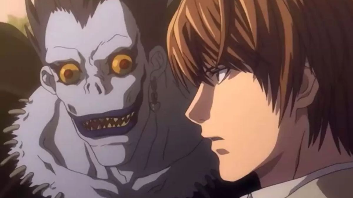 Ryuk and Light from Death Note