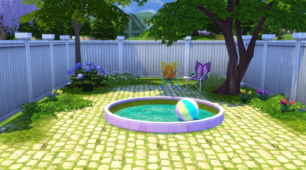 Sims round fence mod