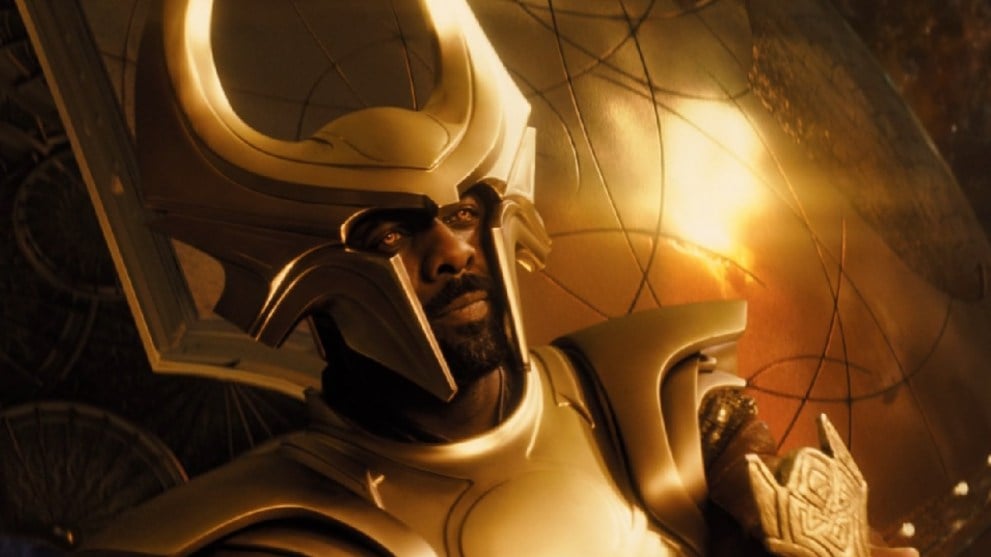 Norse god Heimdall portrayed by Idris Elba in Marvel's Thor