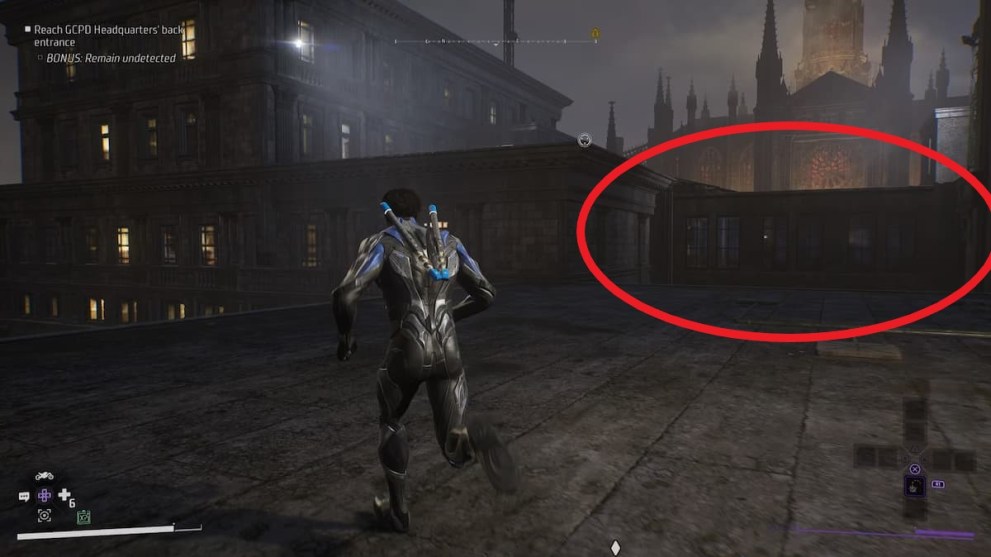 where to find GCPD rear entrance