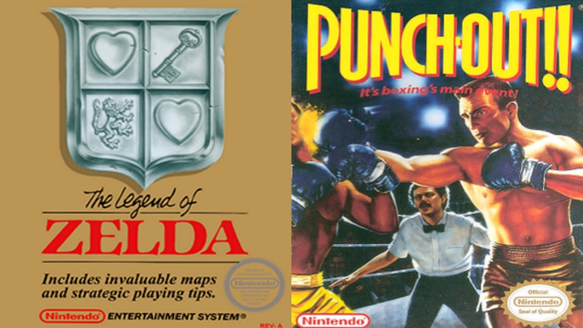 zelda punch out nes box art images