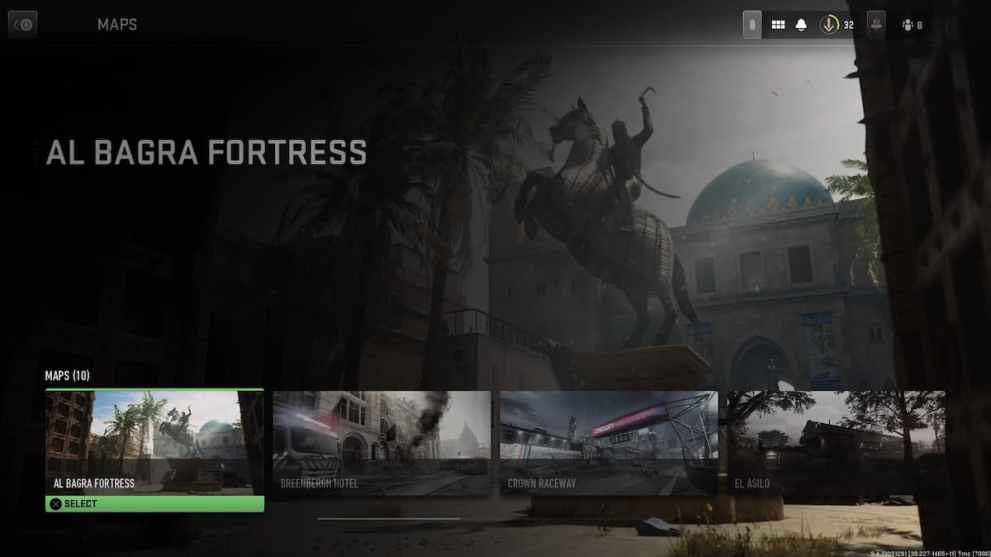 Al Bagra Fortress map in Modern Warfare 2