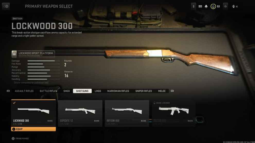 The Lockwood 300 in Call of Duty: Modern Warfare 2