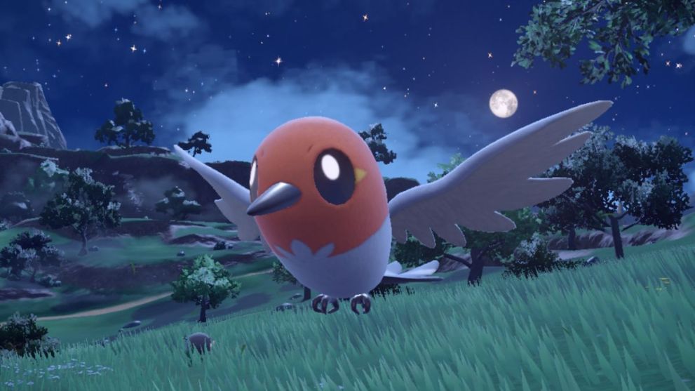 Fletchling in in Pokemon Scarlet & Violet