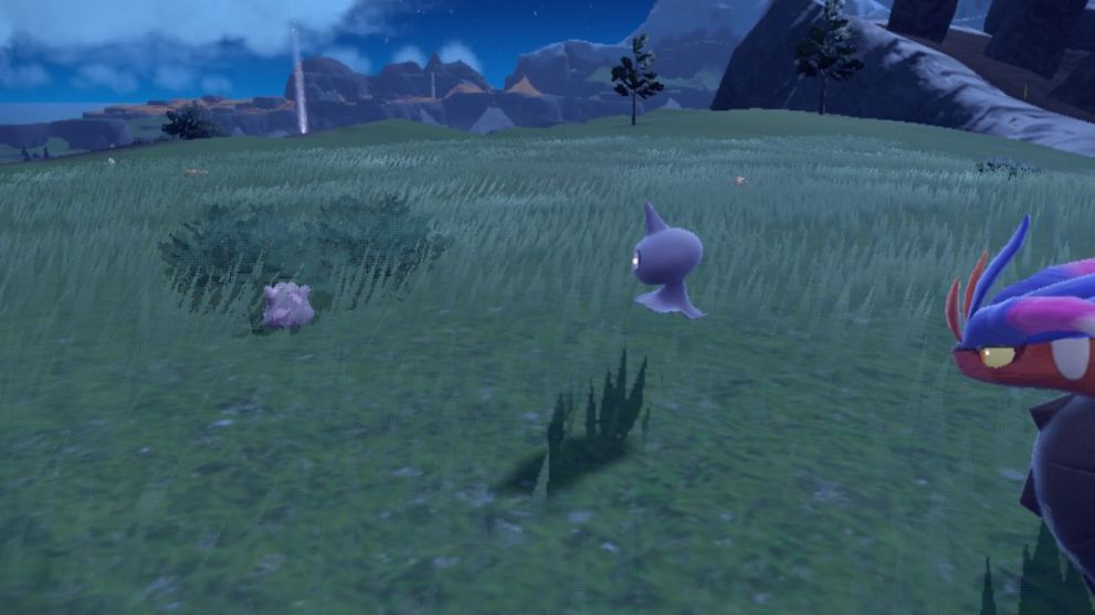 A wild ditto in in Pokemon Scarlet & Violet