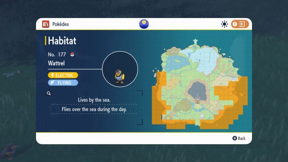 Wattrel location in Pokemon and Violet