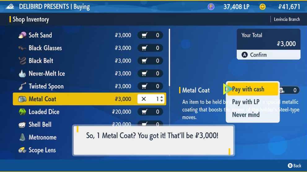 Purchasing a Metal Coat 