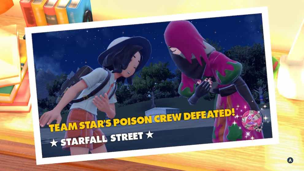 Defeating Team Star's Poison Crew