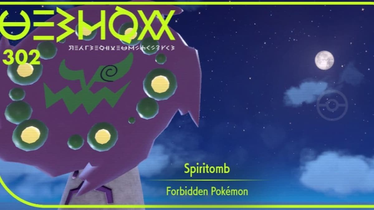 Spiritomb in Pokemon Scarlet and Violet