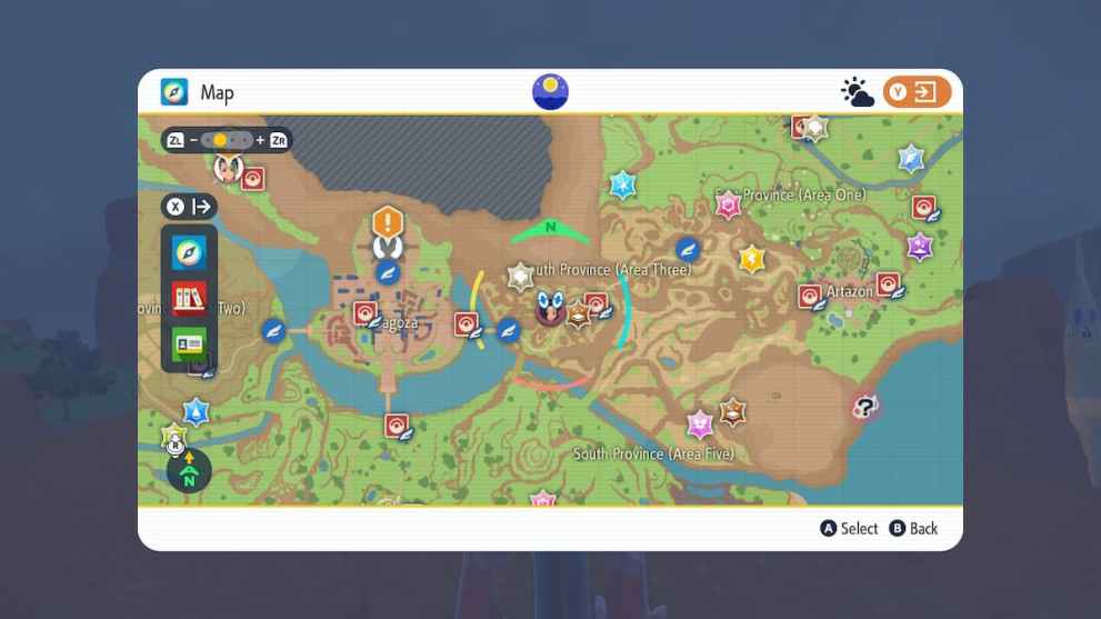 South Province (Area Three) in Pokemon Scarlet and Violet