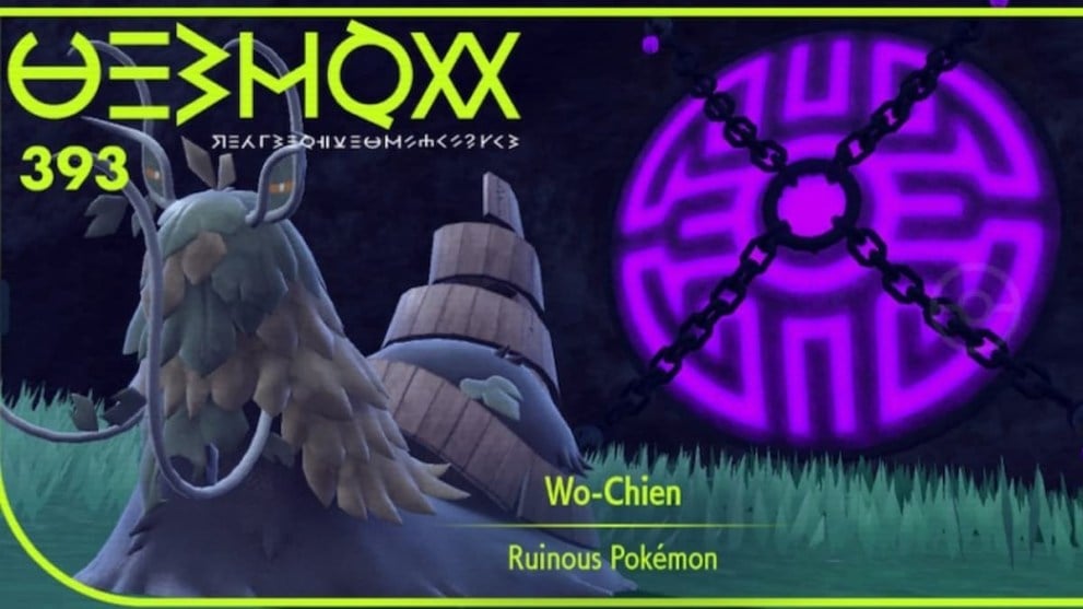 Wo-Chien in Pokemon Scarlet and Violet