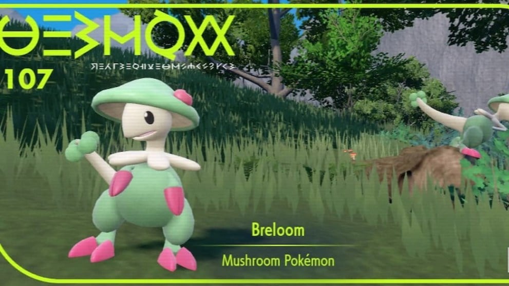 Breloom in Pokemon Scarlet and Violet